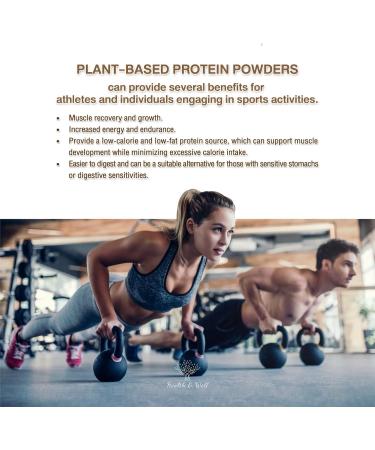 Health & Well Plant-Based Protein Powder - Vegan Vanilla with 3 Proteins & 8 Super Fruits for Optimal Nutrition - Buy Online on GoSupps.com