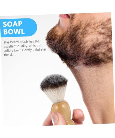 Minkissy Men's Shaving Brush Set Razor Stand Face Brush & Mustache Kit for Precision Shaving - Buy Online on GoSupps.com