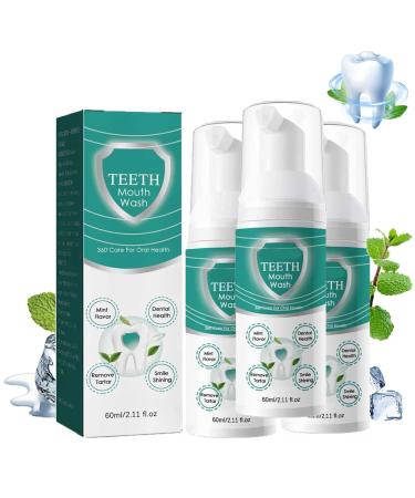 Awzlove Teeth Total Care Mundwasser awzlove Teeth mouthwash tooth-up mouthwash tooth mouthwoam awzlove mouthwoam refreshing breath deep cleaning of the teeth (3PCs)
