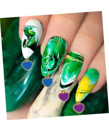 Amosfun 1set Nail Charm Nail Crystals Gems Nail Dangle Charms Metal Nail Art Decorations Nail Jewels Stones Nail Piercing Tools Hand Drill Diy Nail Jewel 3d Decorative Items Manicure Alloy - Buy Online on GoSupps.com