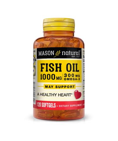 Mason Natural Omega-3 Fish Oil 1000 mg 120 Softgels