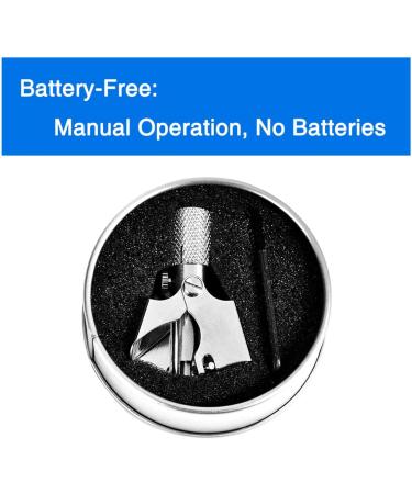 Buy Manual Ear & Nose Hair Trimmer - Waterproof Battery-Free Capping Upgrade | Best for Men & Women - International Shipping Available - Buy Online on GoSupps.com