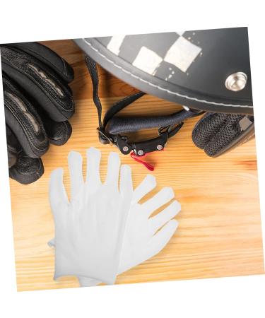 minkissy 12pairs Gloves Wax Bath Liners Wax Bath Mittens Paraffin Wax Mittens Paraffin Bath Mittens Santa Cosplay Costume Work Glove White Cotton Yarn Labor Protection Cotton Jewelry - Buy Online on GoSupps.com