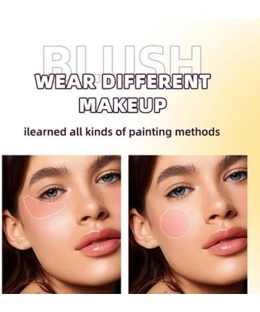 Face Blush Cream - Multi-Purpose Moisturizing Cheek Cream Blusher Face Makeup Cream Blush for Traveling Business Trip - Buy Online on GoSupps.com
