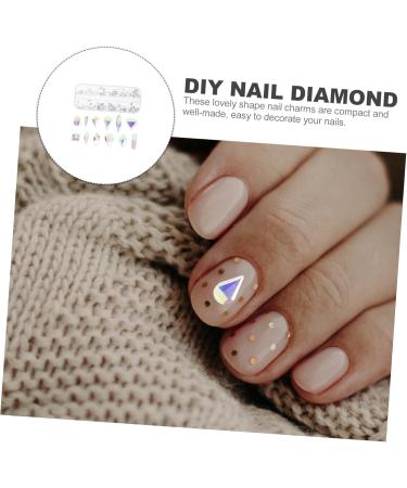 COHEALI 1 Box Diy Diamond Nail Art Set Nail Art Accessories Nail Art Gems Nail Decals Nail Salon Decor Nail Rhinestones Decor Nail Art Jewels Nail Decors Symphony Metal Charm - Buy Online on GoSupps.com