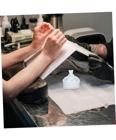 Ipetboom Nail Tools 1pc Nail Art Crystal Cup Nail Glass Crystal Cup Crystal Dappen Dish with Lid Glass Dappen Dish Nail Art Glass Cup Para U as Clear Glass Danpen Dish Pen Wash Cup Liquid 8x8cm Assorted Color - Buy Online on GoSupps.com