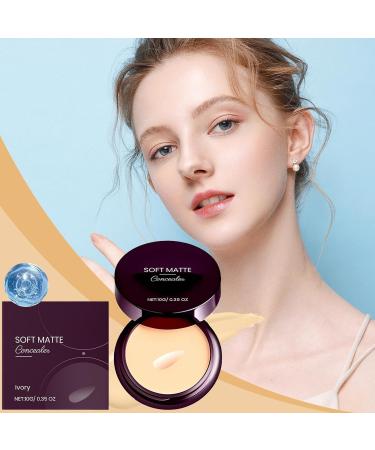  Sucritude Soft Matte Concealer - High-Glow Mattifying Corrective Cream | Long-Lasting 10g Lightweight Treatment for Travel Events Daily Wear Outdoors - Buy Online on GoSupps.com