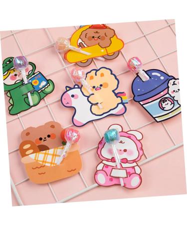 Alipis 120 Pcs Lollipop Card Lollipop Holder Card Greeting Card Decor Lollipops Cartoon Candy Lollipop Holder Vday Party Favors Lovely Candy Holder Lollipop Supplies Candy Stand Tool As Shownx2pcs 9X7.9CMx2pcs - Buy Online on GoSupps.com