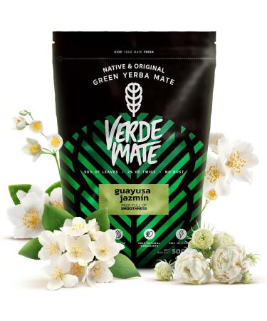 Verde Mate Green Guayusa Jazm n 500 g | Yerba mat d licate avec guayusa et jasmin | Pour d butants et avanc s | Composition naturelle | Th Yerba Mat br silienne | Yerba Mat stimulante 0 5 kg - Buy Online on GoSupps.com