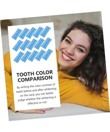 Anneomas 30-Piece Tooth Color Accessories Set | Tooth-Colored Numerical Boards & Bleach Color Control Papers | International Shipping - Buy Online on GoSupps.com