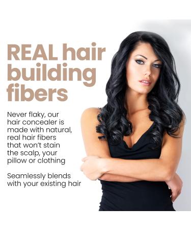 Hair Illusion Combo Kit - Hold Spray, 38g Hair Fiber, Applicator & Optimizer (Black) | Bold & Defined Hair - Buy Online on GoSupps.com