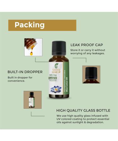 Blue Lotus Essential Oil Therapeutic Grade 100% Pure and Natural Premium Grade Oil (5 ML) Bluelotus 5 ML (0.16 Fl. Oz) - Buy Online on GoSupps.com