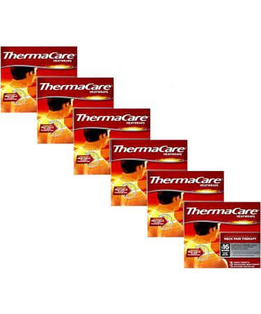 ThermaCare Air-Activated Heatwraps Neck Wrist & Shoulder Pack of 6 (3 Heatwraps Per Pack)