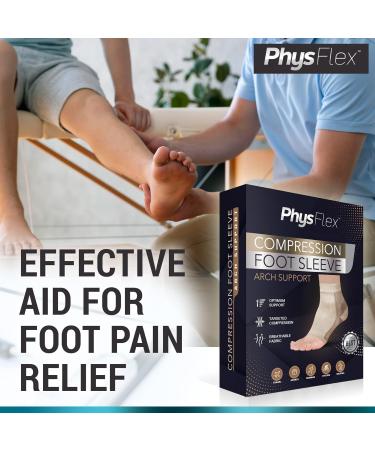 Compression Socks for Plantar Fasciitis & Achilles Tendonitis Relief - Ankle Sleeve for Heel Spurs Foot Swelling & Fatigue - Arch Support for Everyday Use - Buy Online on GoSupps.com