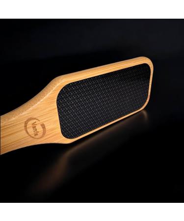 Vanfa Pedicure Pumice Stone Foot File Callus Remover (Bamboo Handle Nano Glass Foot File #79025) - Buy Online on GoSupps.com