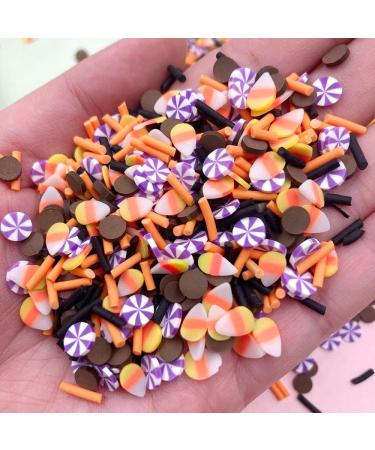 NIANTU1124 100g Corn Ice Cream Candy Slices Polymer Clay Sprinkles for Crafs DIY Making Nail Art Decoration Plastic klei Mud Accessories Gift (Color : Halloween Mix) - Buy Online on GoSupps.com