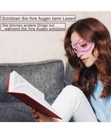 Cooling Eye Mask Set - Reusable Gel Bead Masks for Migraine Relief Dark Circles & Dry Eyes - Pink - Buy Online on GoSupps.com