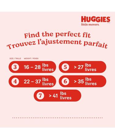 Huggies Little Movers Baby Diapers Size 4 Mega Colossal 120 Ct Size 4 (120 Count) - Buy Online on GoSupps.com