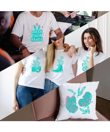 Gatichetta Heat Transfer Vinyl Roll 12x6ft Bright Teal HTV Iron on Vinyl Roll for T-Shirts Compatiable with Cricut  Cameo  Heat Press Machines  Bright Teal 12 x 6ft 03-tiffany - Buy Online on GoSupps.com