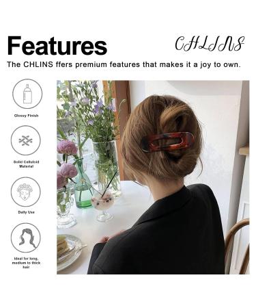 6 PCS Alligator Hair Claw Clips - Non-Slip Grip for Thin Hair - French Concord & Duckbill Hair Clips - Buy Online on GoSupps.com