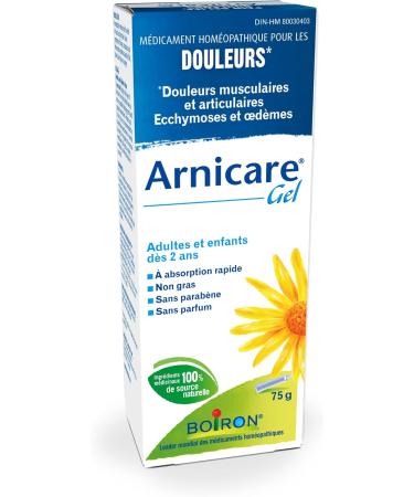 Boiron Arnicare Tablets 60 Tablets Homeopathic Medicine for Muscle and Joint Pain Relief Swelling & Arnicare Gel 75g for Pain Relief for the relief of muscle pain and joint pain - Buy Online on GoSupps.com