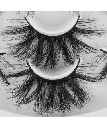 7 Pairs Wispy Fluffy Handmade False Eyelashes | 25mm 8D Mink Eyelash Extensions International Shipping Available - Buy Online on GoSupps.com