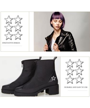 100 Pcs Five Claw Nail Jeans Brass Decor Star Shoes Rivets Leather Cloth Accessories Punk Shoes Bags Silverx2pcs 1.2X1.2CMx2pcs - Buy Online on GoSupps.com