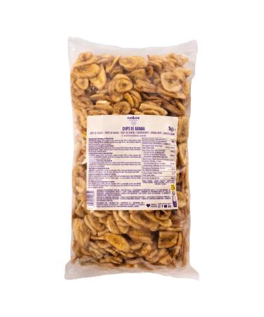 nut&me nut&me Banana Chips 1kg | Banana Chips | Vegetarian | Lactose Free | Gluten Free | Vegan | Low Salt |