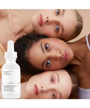 10% Niacinamide Serum+ 1% Zinc Serum Niacinamide Face Serum Niacinamide and Zinc Face Moisturiser Anti Aging & Wrinkle Face Serum Tackles Blemishes Minimises Pore Face Serum for Women Skincare Serum - Buy Online on GoSupps.com