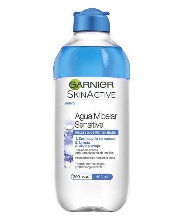 L'Or al Garnier Skin Active Mizellar Water for very sensitive skin and eyes 6 x 400 ml total 2400 ml
