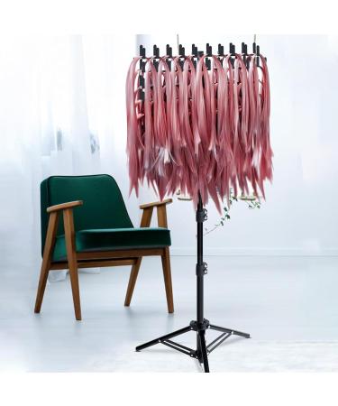 Aufquwk Height Adjustable Braiding Hair Rack | Height Adjustable Hair Separator Stand With 144 Pegs | Hair Separator Stand Display Stand With Braiding Hair Supplies For Hairstylists - Buy Online on GoSupps.com