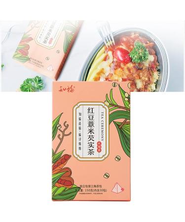 Kadimendium 30 Count Red Bean Dampness Removing Tea Red Bean Pearl Barley Gorgon Fruit Tea Bags Independent Herbal Tea Sampler - Buy Online on GoSupps.com