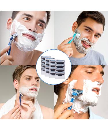 Razor Blades Refills 16Pcs Razors for Mach 3 Blades Replacement Blade with Double Lubrication Strip Compatible with Mach 3 Handles Shaving Manual Shaver Blade Male Men Father Boyfriend Daily 1 count (Pack of 16) - Buy Online on GoSupps.com