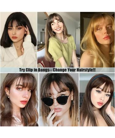 Bangs Hair Clip Natural-Looking Synthetic 3D Air Bangs Hair Clip-In Extension - Invisible Hairpiece for Effortless Style and Volume Bangs Clip in Hair(Color:Natural Black) 8inches Natural Black - Buy Online on GoSupps.com