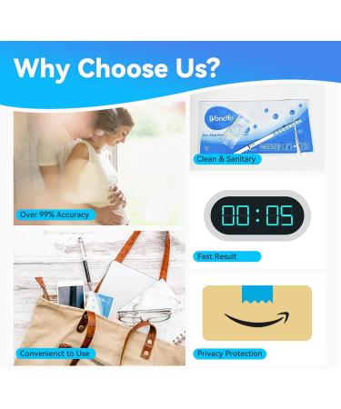 Wondfo Ovulation Tests Strips 50 LH - Fertility Predictor Testing OPK - TTC Support - Buy Online on GoSupps.com