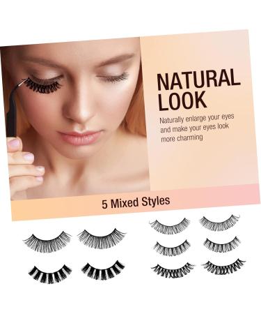 LALAFINA 10 Pairs Eyelashes Natural False Lashes Dramatic Lash Fake Lashes Strip Lashes Cosplay Eyelash Fluffy Spiky Lashes Extension Eyelash Fiber Daqu Pointy Vacation - Buy Online on GoSupps.com
