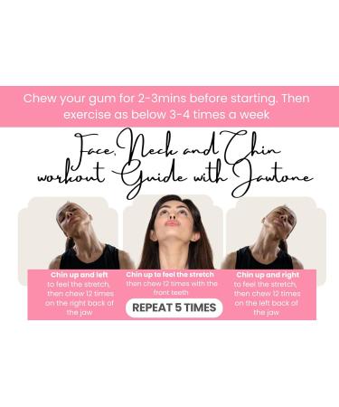 ChinTone Jawline and V Face Exerciser HARD GUM: DOUBLE CHIN REDUCER Neck Firming Anti-Aging Skin Tightening Lifting Wrinkle Remover Jaw sharpener. Chew to a sharper healthier look - Buy Online on GoSupps.com