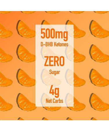 Real Ketones Exogenous Keto BHB Gummies - Orange Flavor (30 Servings) | Rapid Ketosis & Keto Diet Support - Buy Online on GoSupps.com