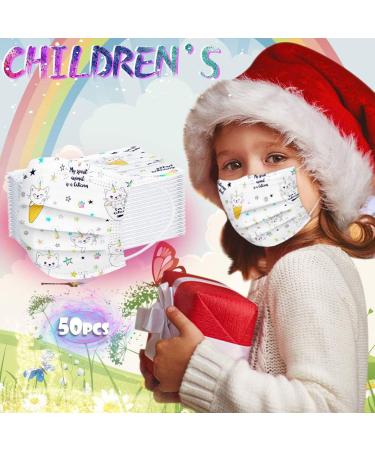 Children's Bandana Disposable Face Veil Industrial 3Ply Ear Loop 50PC - Buy Online on GoSupps.com