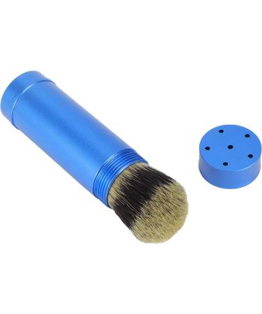 Cerlingwee Blue Shaving Brush - Ergonomic High Water Retention & Portable Travel Shaving Brush for Men & Kids - Aluminum Design for Easy Storage - Buy Online on GoSupps.com
