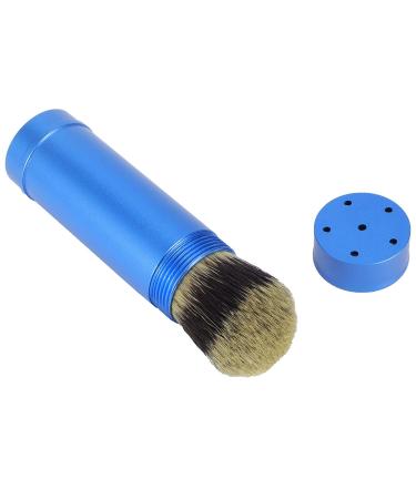Ergonomic Blue Beard Brush for Men - Compact Care Device for Perfect Wet Shaving Experience - Buy Online on GoSupps.com