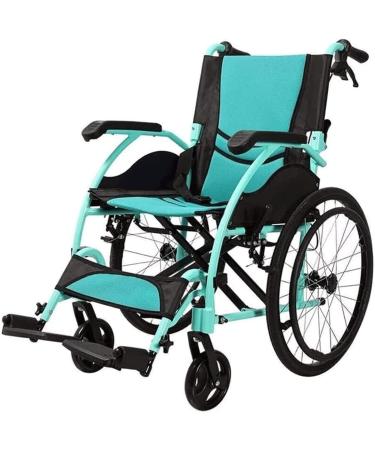 Rolling Walkers Portable Folding Lightweight Sport Wheelchair Aluminum Swing-Away Footrest Mobility Device Convenience Elderly Self-Propelled Wheelchair