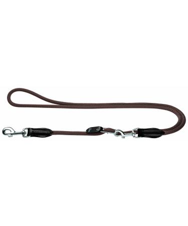 HUNTER FREESTYLE Vario leash for dogs robust weatherproof 1.0 x 260 cm brown brown 1.0 x 260 cm