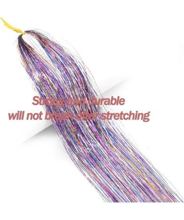 Feather Hair Extension Synthetic long Hair Tinsel 20 Strands Fairy Hair Hair Extensions 22 inch 16 Colors crochet hair extension set (Color : 7 Size : 22inch-55cm) 22inch-55cm 7 - Buy Online on GoSupps.com