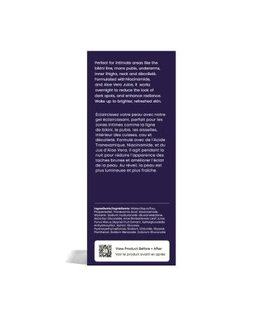 Bushbalm Brightening Routine Bundle - After Dark Brightening Gel & Radiant Reset Exfoliating Pads for Underarm Bikini Line & Intimate Areas - TXA Niacinamide and Aloe Vera - Fragrance-Free Overnight Brightening Bundle - Buy Online on GoSupps.com