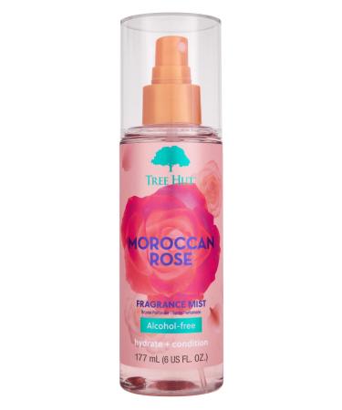 Tree Hut Moroccan Rose Fragrance Mist | Spritz On for a Refreshed Feel or Layer with Your Favorite Scents | Versatile Body Spray | 6 fl oz. Moroccan Rose 6 Fl Oz (Pack of 1)