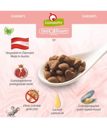 Granapet Delicatessen Shrimps Adult Cat Food - Grain-Free Sugar-Free Tasty Dry Feed 300g - Premium Nutrition for Cats - Buy Online on GoSupps.com