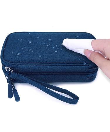 Diabetes Supply Organizer Travel Bag - Insulin Pens, Glucose Meter, Test Strips, Lancets, Medication - Blue - Buy Online on GoSupps.com
