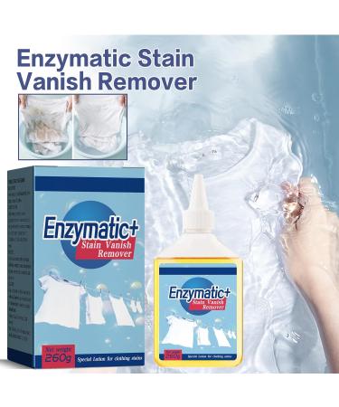 Active Enzyme Clothing Stain Remover Active Enzyme Clothing Stain Remover Clothes Oil Stain Remover Garment Stubborn Stain Cleaner Enzyme Cleaner for Clothing Clothes Stain Remover 260g - Buy Online on GoSupps.com