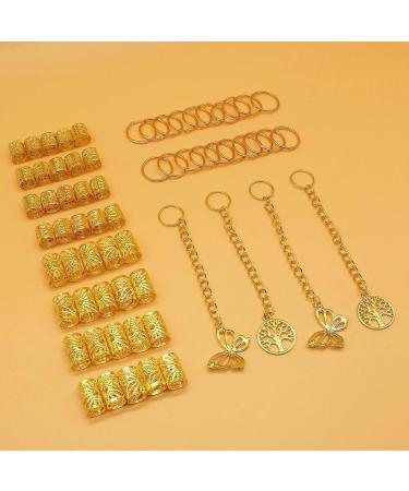 Sonew Hoal Hair Jewelry | Golden Hair Accessories for Black Braids | Unisex Braid Jewelry - Buy Online on GoSupps.com